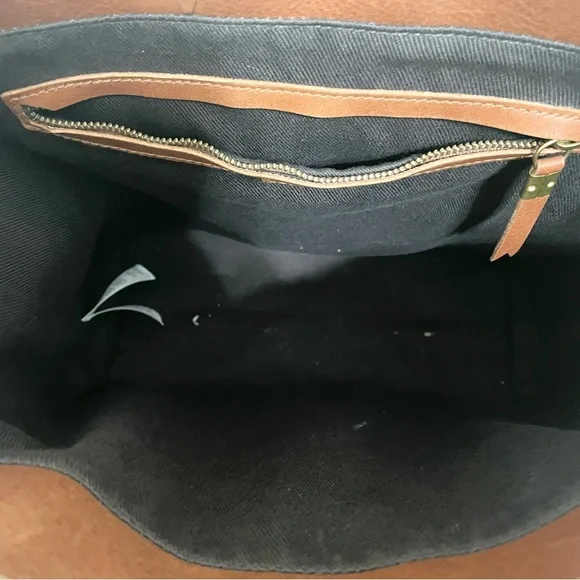 MADEWELL Medium Transport Tote Animal Printed Calf Hair - Picture 9 of 12